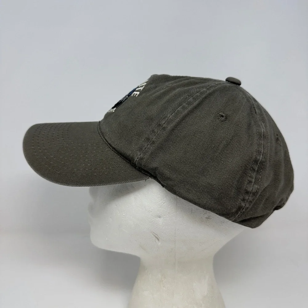 Yosemite Half‎ Dome Embroidered Baseball Cap Khaki Green Cotton Adjustable Eco3